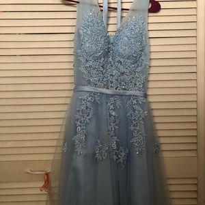 Formal Baby Blue Dress